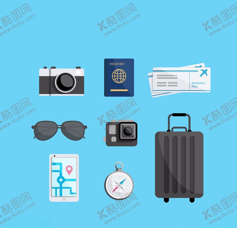编号：37229509290215215666【酷图网】源文件下载-旅行元素