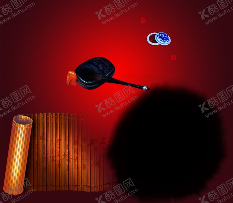 编号：93105107130634548354【酷图网】源文件下载-笔墨竹简