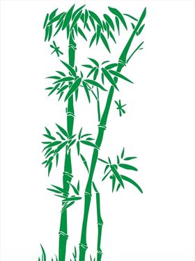 中国元素山青竹