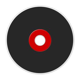 红黑色塑料CD