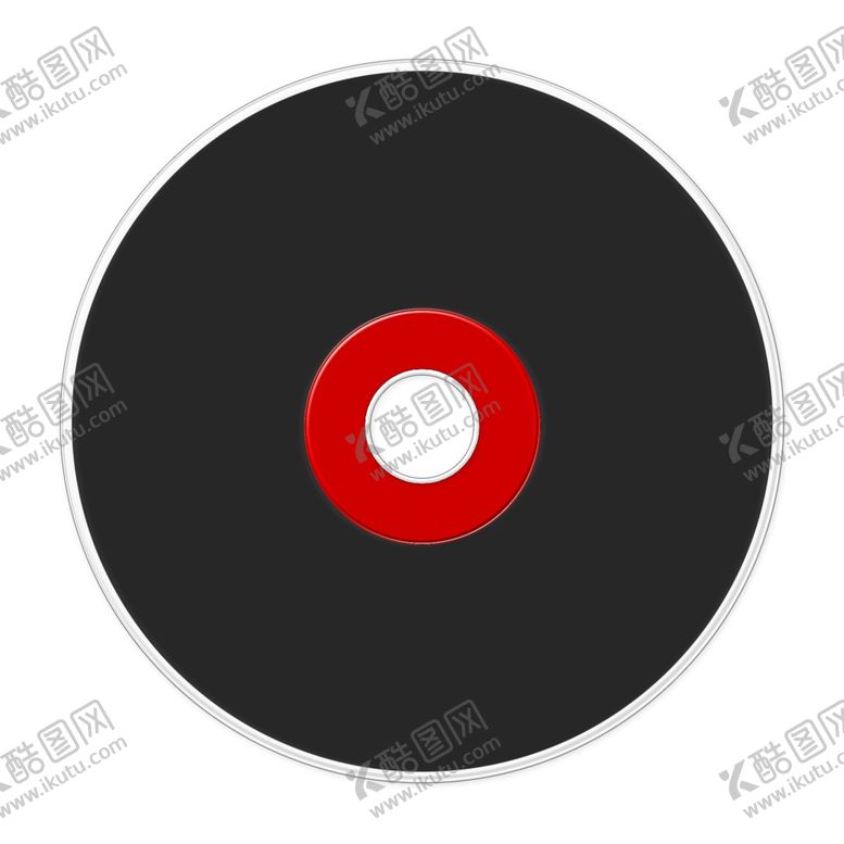 编号：77935910152315583531【酷图网】源文件下载-红黑色塑料CD