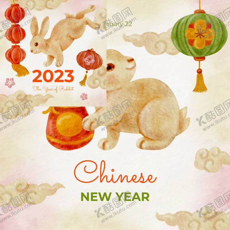 编号：12908309221402073460【酷图网】源文件下载-2023兔年 