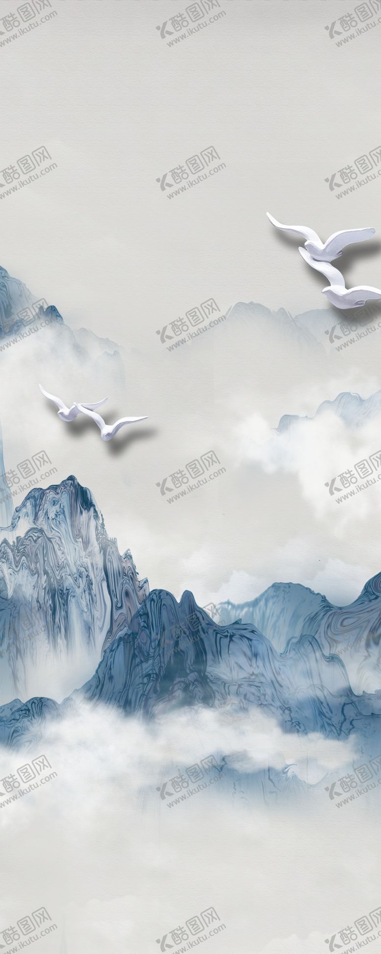 编号：11026909110304045266【酷图网】源文件下载-水墨装饰画