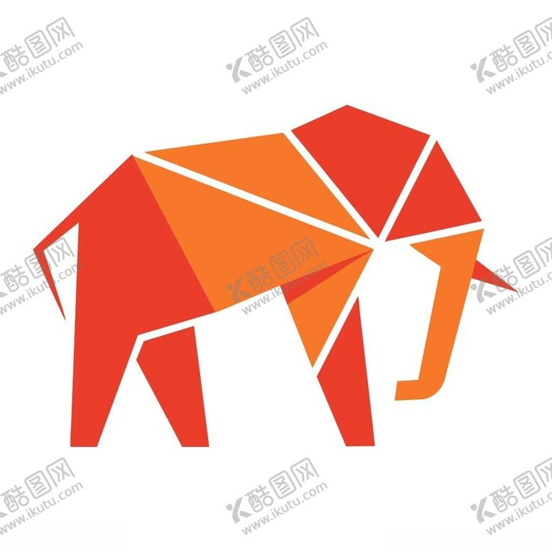 编号：75281502251554256618【酷图网】源文件下载-极简风格的大象标志