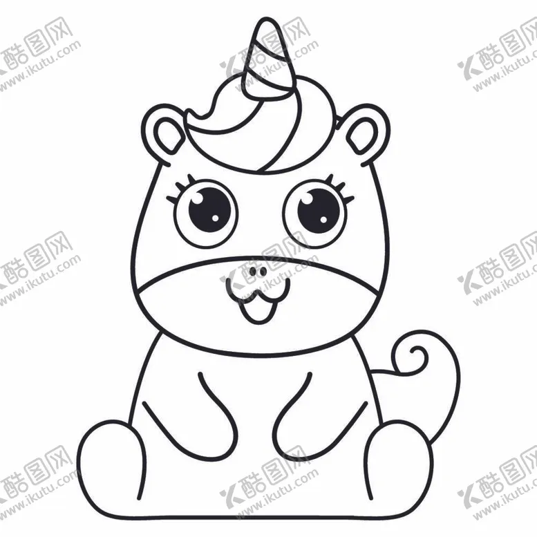 编号：16506112051740155798【酷图网】源文件下载-角马矢量素材插画