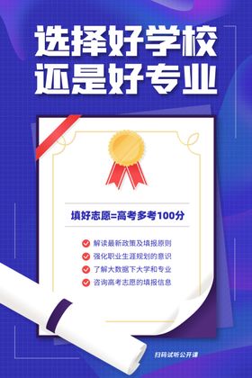 国潮高考必胜海报好运锦鲤符海报乘风破浪志愿填报