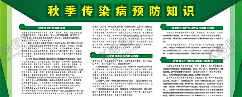编号：68803407020128238167【酷图网】源文件下载-秋季传染病预防知识
