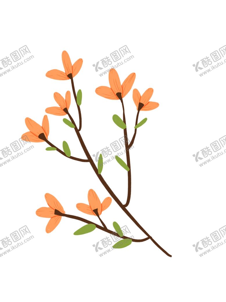 编号：49718302210339387066【酷图网】源文件下载-卡通手绘花朵