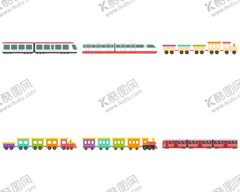 编号：80659605041451329630【酷图网】源文件下载-卡通火车