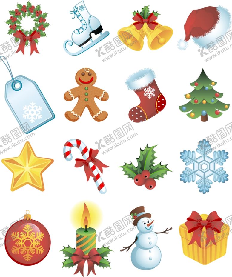 编号：11503209281124026453【酷图网】源文件下载-圣诞元素大集合