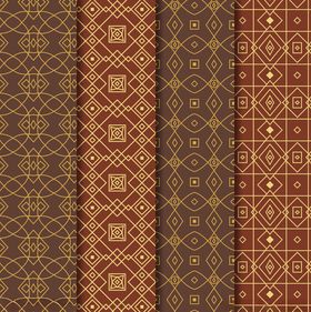 复古中式几何花纹图案集