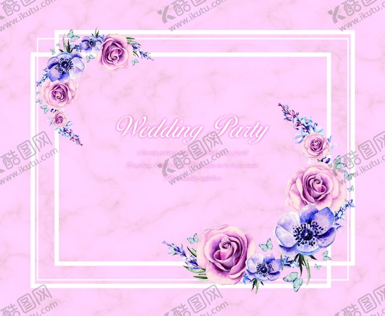 编号：66966809192243106876【酷图网】源文件下载-粉色婚礼背景