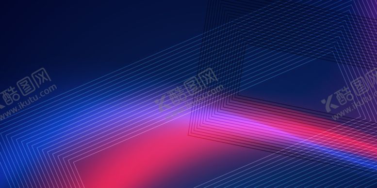 编号：54044210142139111461【酷图网】源文件下载-渐变线条朦胧未来魔幻背景