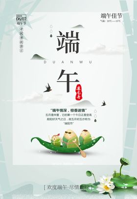 端午5月5吃粽子粽子二十四节气