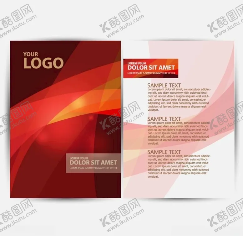 编号：65026606261645041797【酷图网】源文件下载-宣传单页矢量印刷DM单