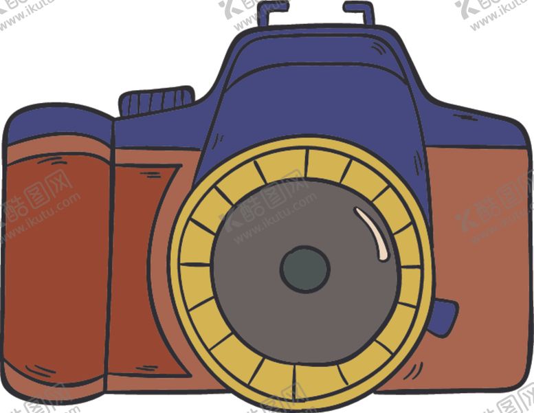 编号：11956509201842474600【酷图网】源文件下载-手绘照相机