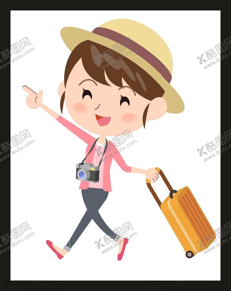 编号：22831601302038303454【酷图网】源文件下载-旅游旅行女孩