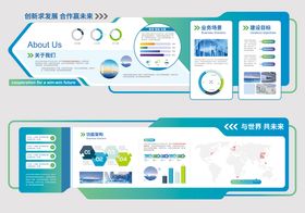 企业形象墙背景板