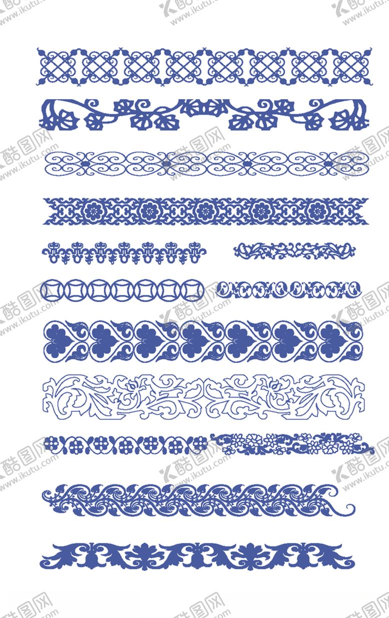 编号：31258710310838031850【酷图网】源文件下载-古典花纹边框