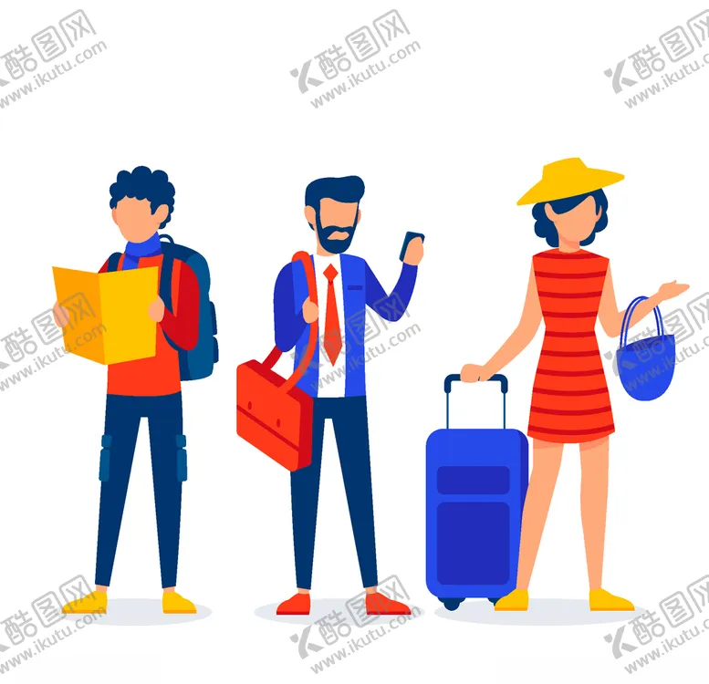编号：59683109221306348586【酷图网】源文件下载-旅客游客