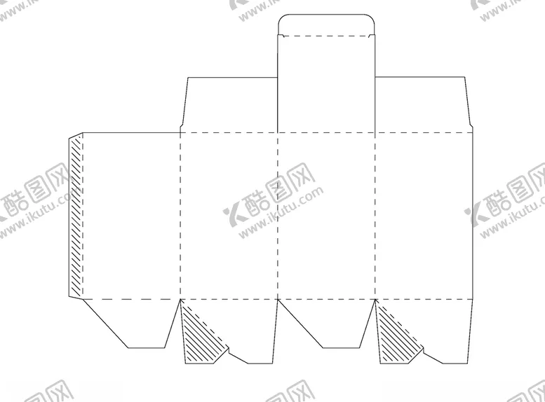 编号：71990607070152004850【酷图网】源文件下载-异型包装展开平面图