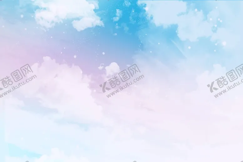 编号：36472909192216448024【酷图网】源文件下载-水彩天空背景