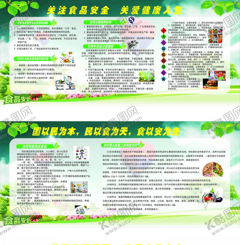 编号：51267906242214382924【酷图网】源文件下载-学校食品安全展板