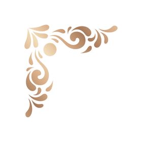 花纹边框渐变古典黄色