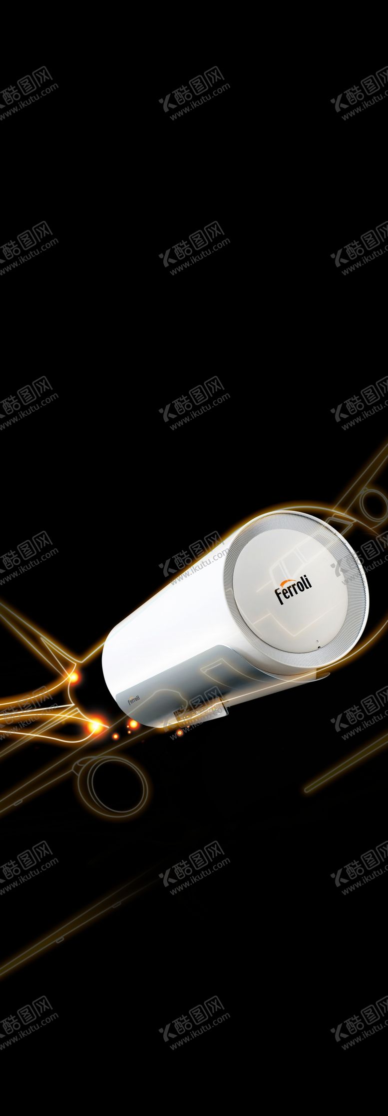 编号：73108410170520341366【酷图网】源文件下载-电热主推产品海报底图