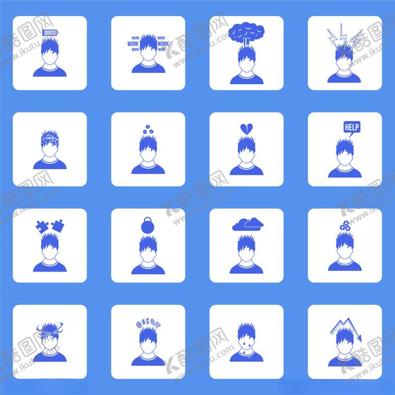 编号：93705511251424249251【酷图网】源文件下载-人物头像图案