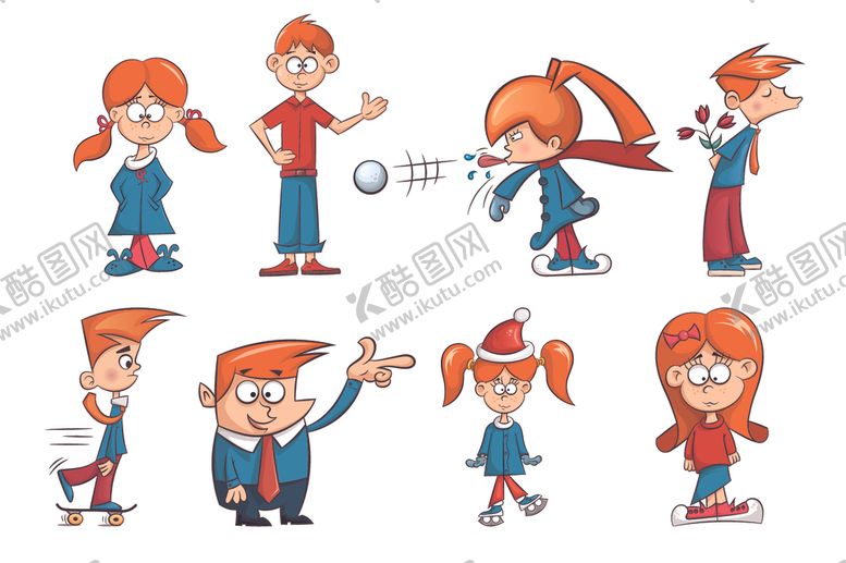 编号：10988609271053529325【酷图网】源文件下载-可爱卡通动物