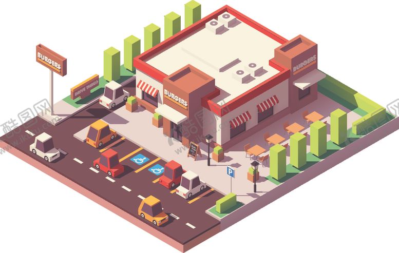 编号：39160710061008018608【酷图网】源文件下载-卡通城市建筑