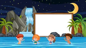 卡通儿童幼园人物小孩人物职业