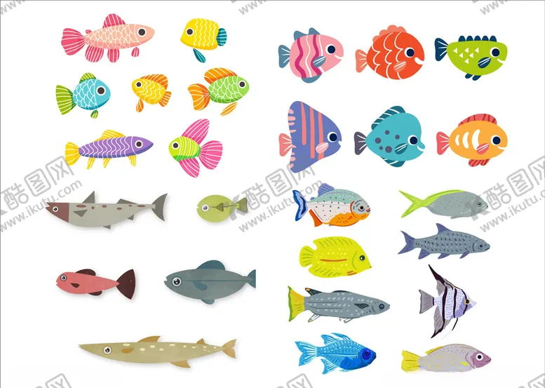 编号：41146210111530241613【酷图网】源文件下载-海洋鱼类