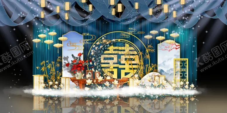 编号：19382504232013566693【酷图网】源文件下载-新中式婚礼