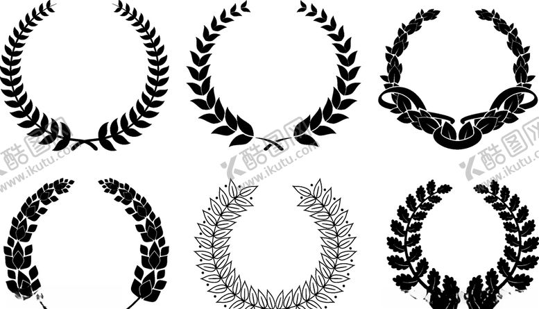 编号：16929210092111452809【酷图网】源文件下载-麦穗花环