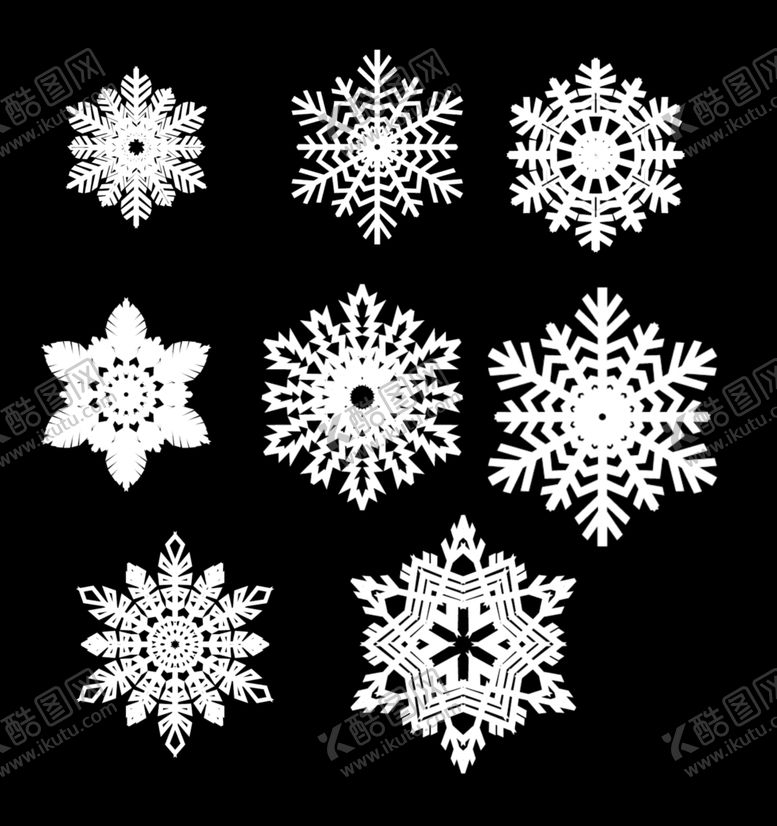 编号：51268405181917063468【酷图网】源文件下载-雪花