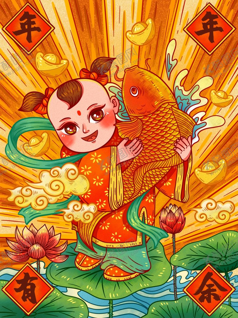 编号：76954904211420388835【酷图网】源文件下载-年画
