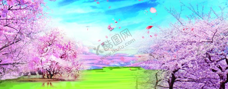编号：70429502082203279715【酷图网】源文件下载-樱花林