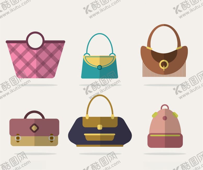 编号：14942309170553435157【酷图网】源文件下载-矢量女式包