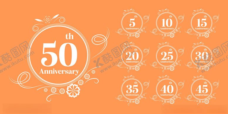 编号：52256811220100395113【酷图网】源文件下载-周年庆典数字