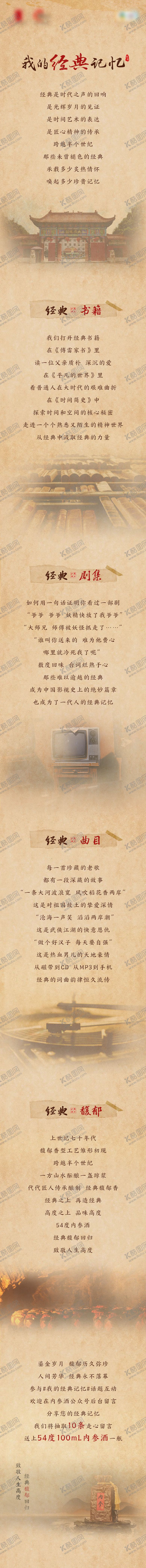 编号：18240312060159438537【酷图网】源文件下载-我的经典记忆话题互动长图