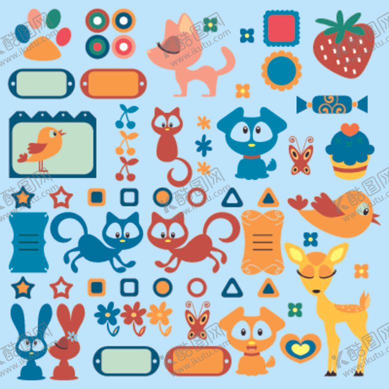 编号：94417310011642017607【酷图网】源文件下载-儿童卡通插画矢量