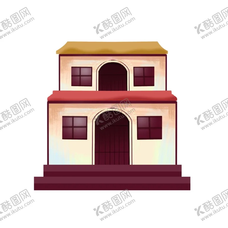 编号：91835410201544296194【酷图网】源文件下载-中国风插画建筑