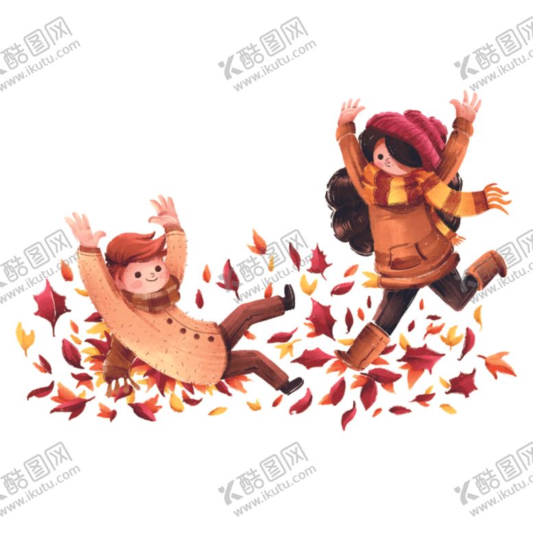 编号：54987307131832061163【酷图网】源文件下载-秋天绘画树叶素材