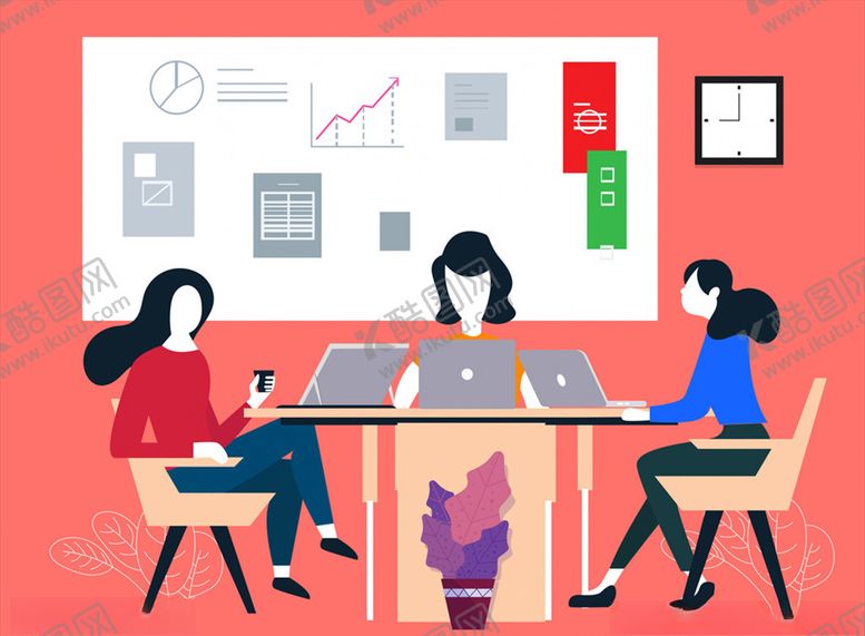 编号：71441309270229201989【酷图网】源文件下载-办公中员工无表情女子