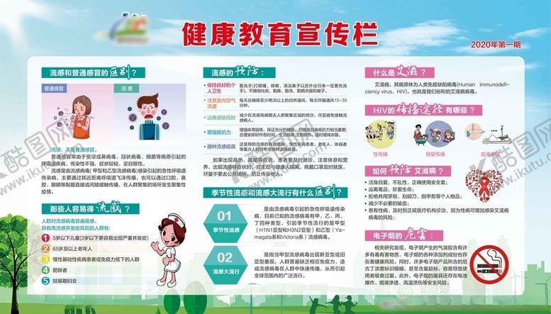 编号：45112010041443168838【酷图网】源文件下载-健康教育宣传栏