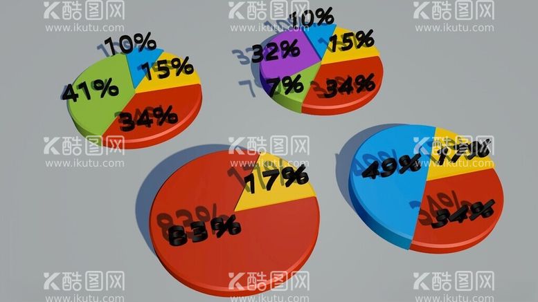 编号：29742412211505491872【酷图网】源文件下载-立体饼图