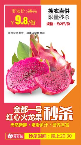 京都一号红心火龙果推广图