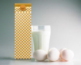 牛奶盒果汁盒包装效果图样机